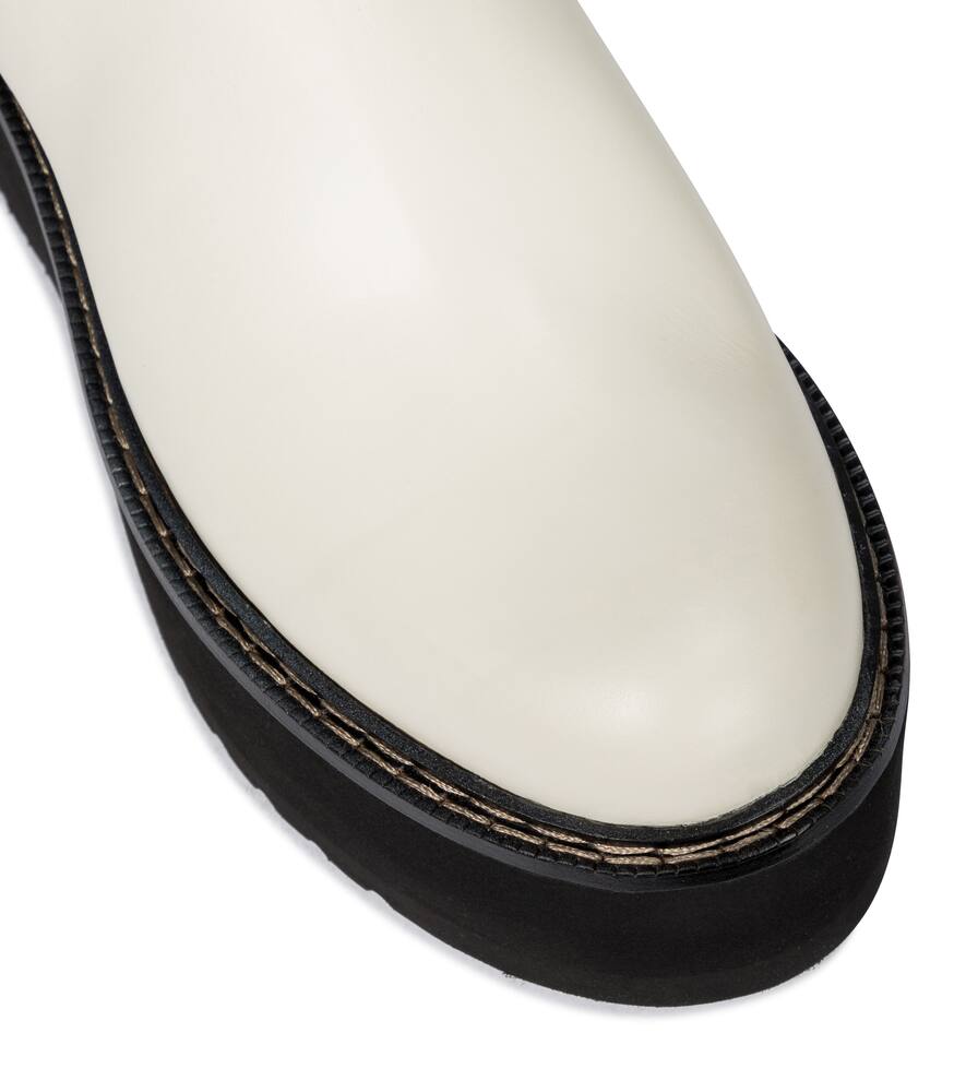 Paris Texas Leather platform Chelsea boots