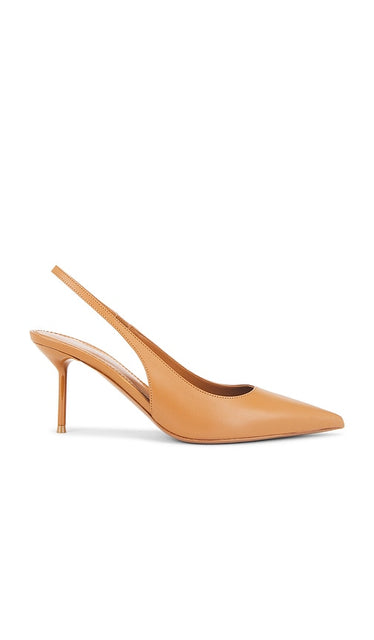Paris Texas Lidia 70 Slingback in Tan | Cuoio Pump Heels for Women