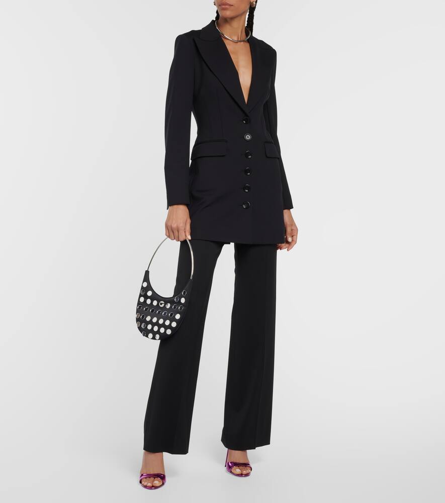 Paris Texas Lidia mirrored leather mules
