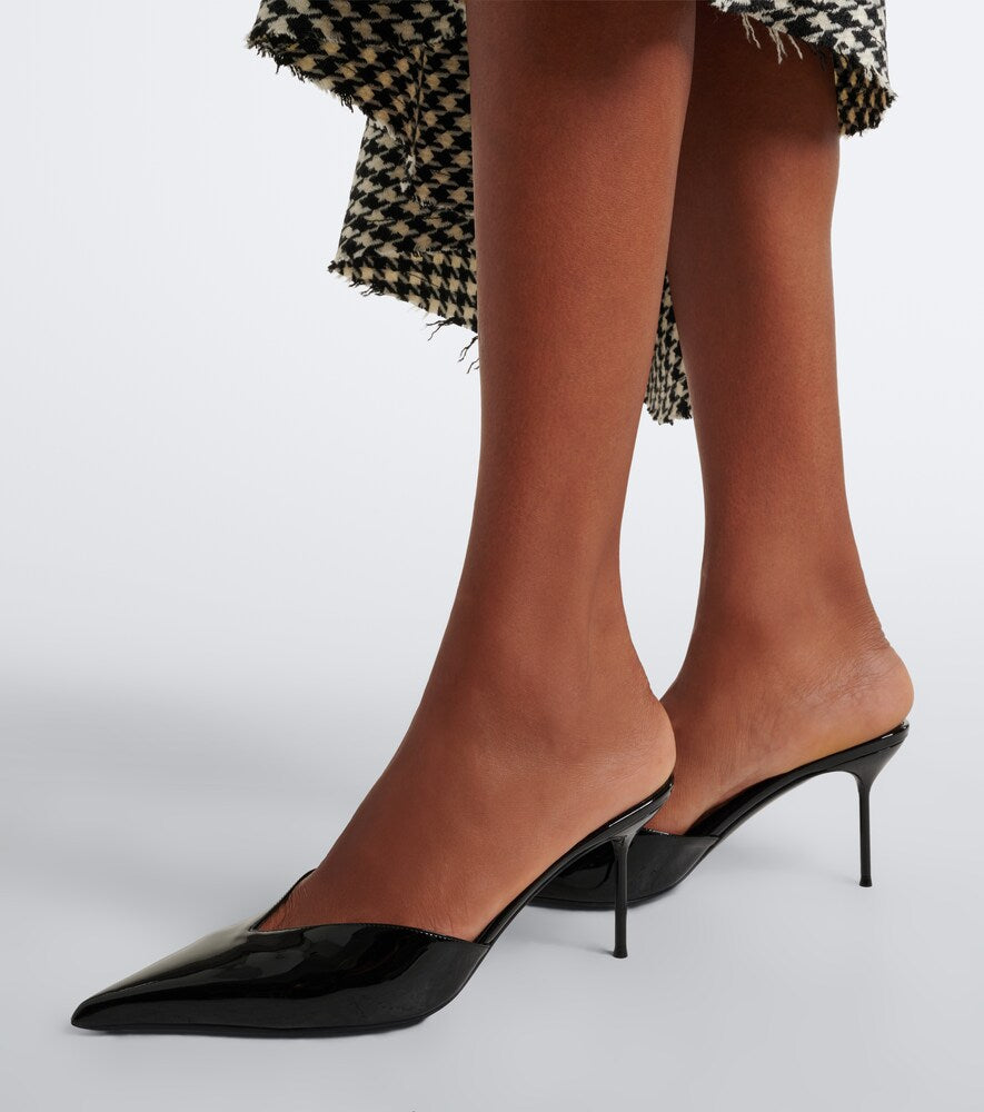 Paris Texas Lidia patent leather mules