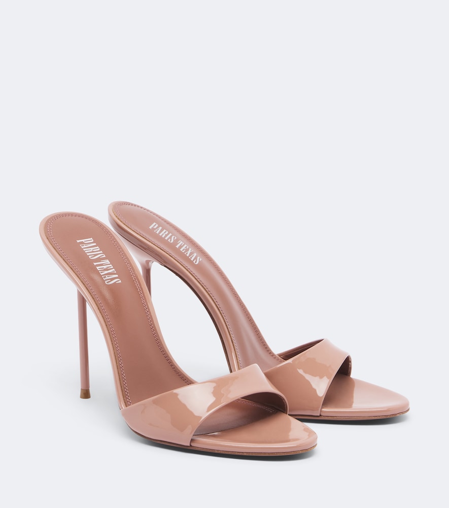 Paris Texas Lidia patent leather mules