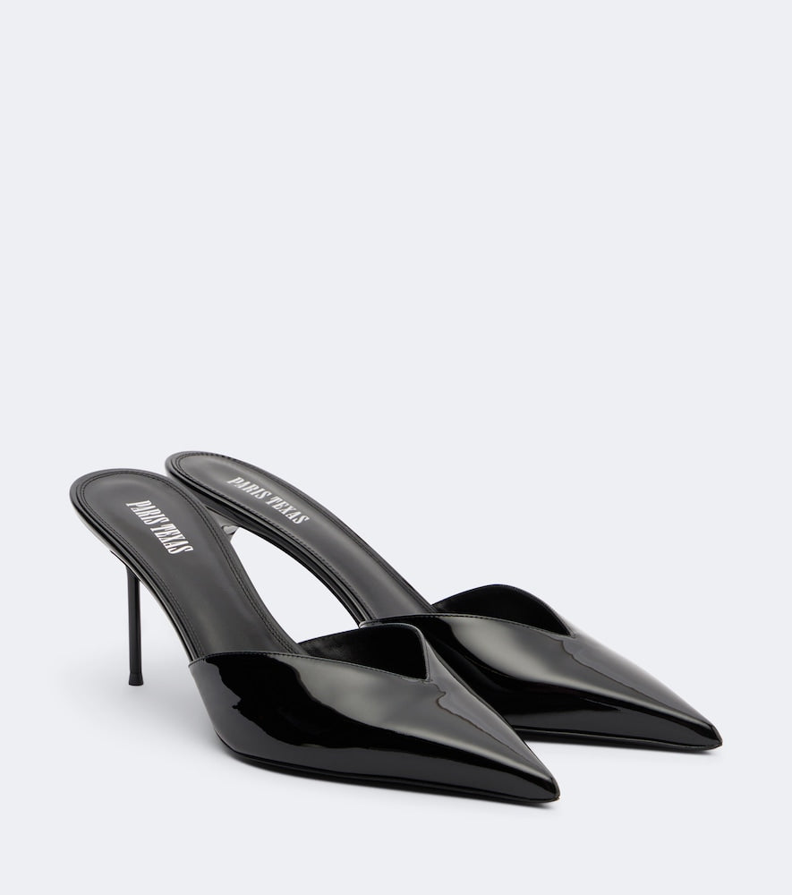 Paris Texas Lidia patent leather mules
