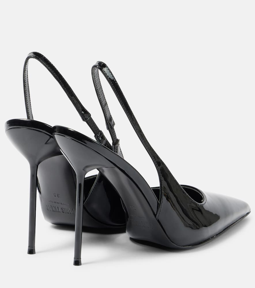 Paris Texas Lidia patent leather slingback pumps