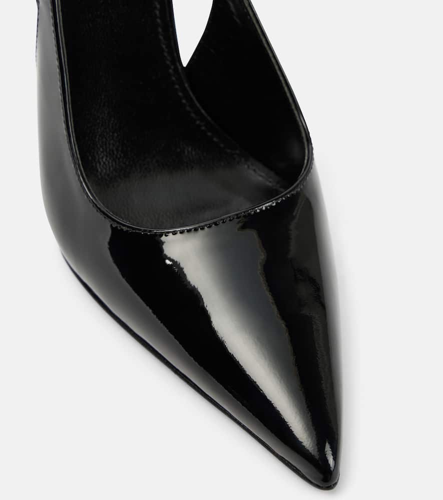 Paris Texas Lidia patent leather slingback pumps