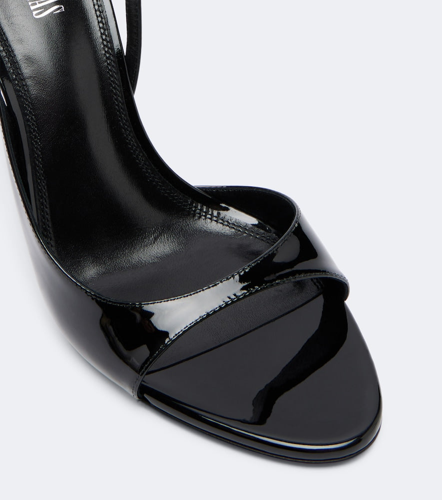 Paris Texas Lidia patent leather slingback sandals