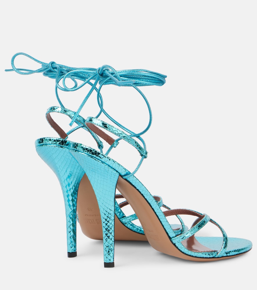 Paris Texas Linda 105 leather sandals