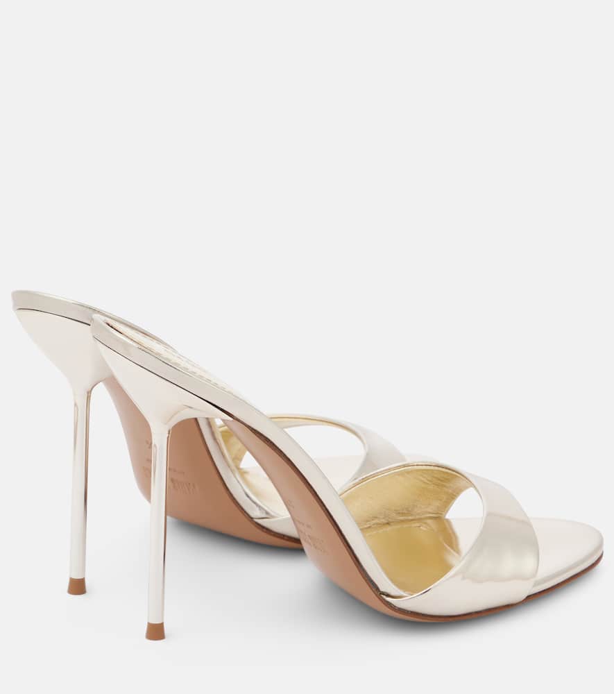 Paris Texas Mirrored leather sandals
