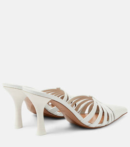 Paris Texas Nadia 85 cutout leather mules