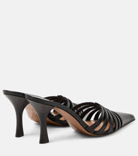 Paris Texas Nadia 85 cutout leather mules