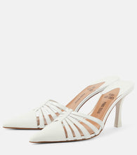 Paris Texas Nadia 85 cutout leather mules