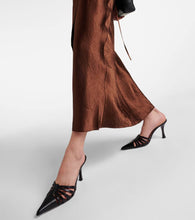 Paris Texas Nadia 85 cutout leather mules