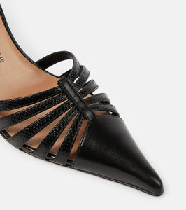 Paris Texas Nadia 85 cutout leather mules
