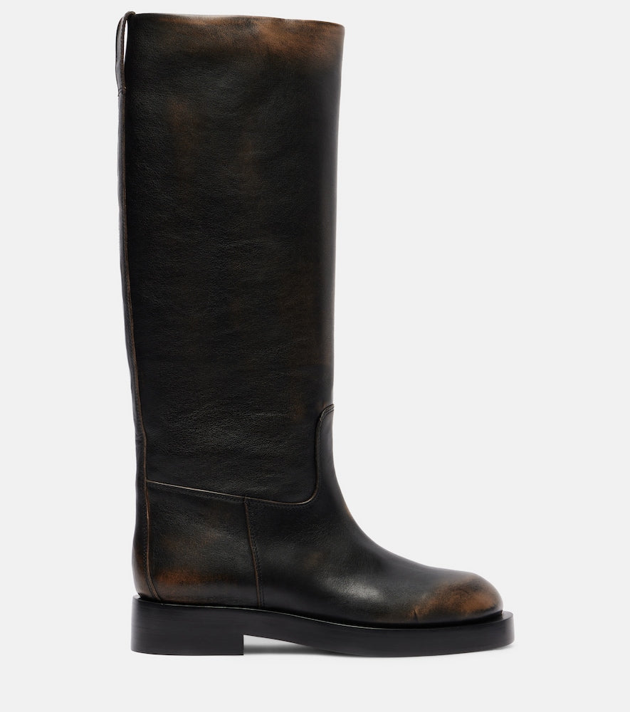 Paris Texas Napa leather knee-high boots