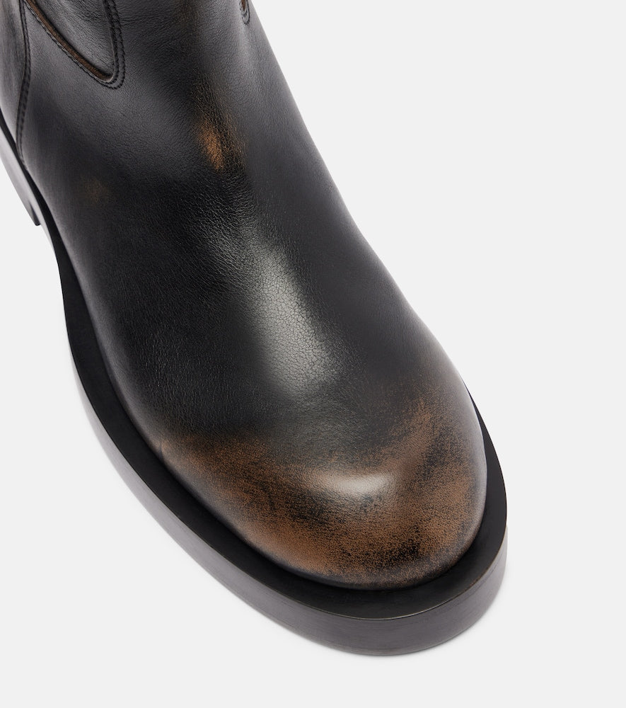 Paris Texas Napa leather knee-high boots