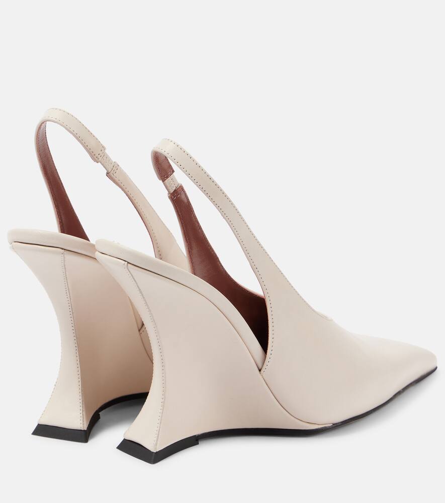 Paris Texas Nina 105 leather slingback pumps