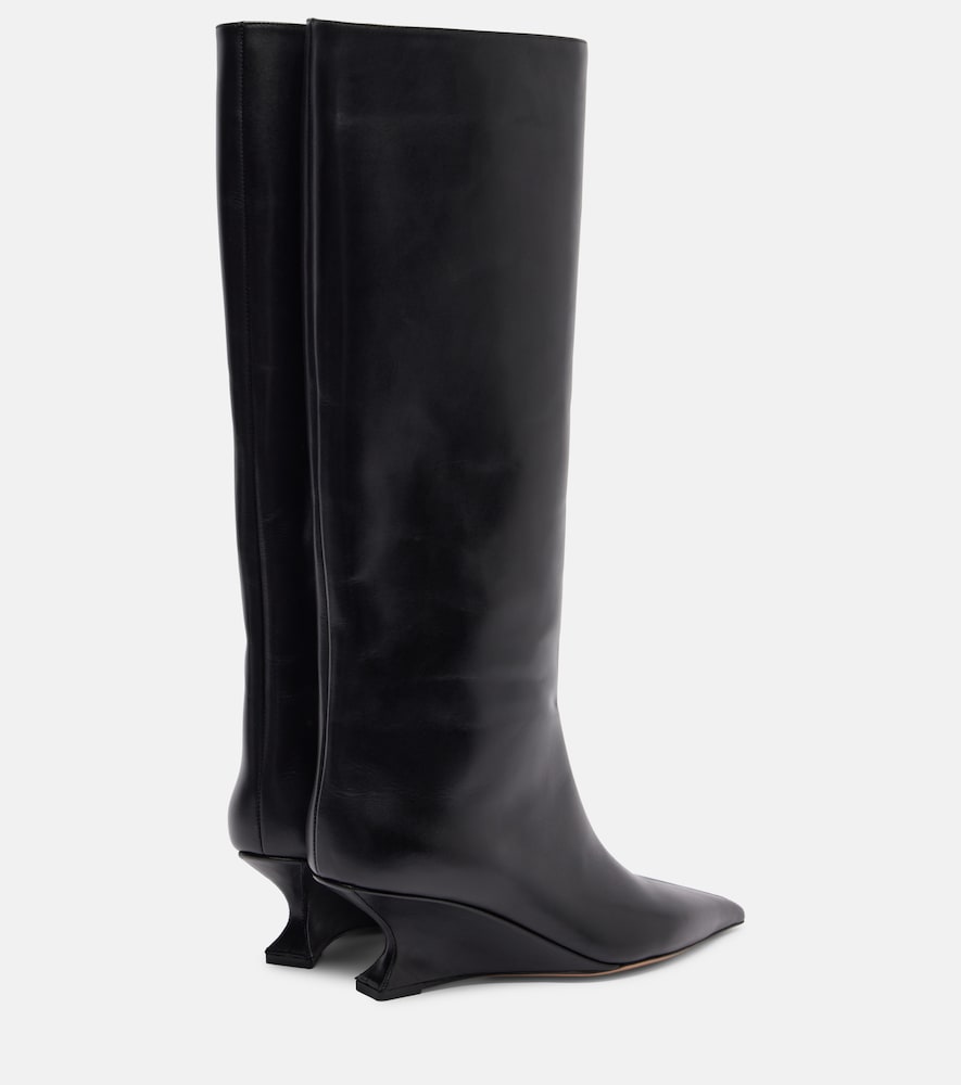 Paris Texas Nina 50 leather knee-high boots