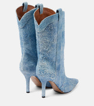 Paris Texas Paloma 95 denim knee-high boots