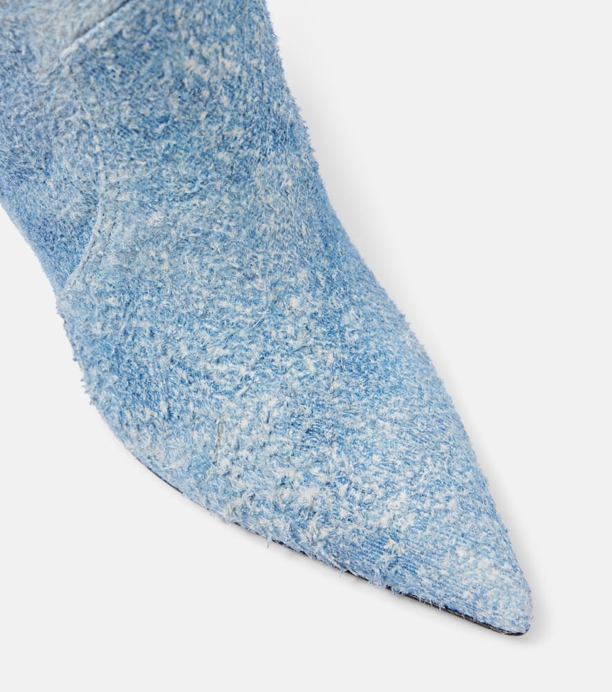 Paris Texas Paloma 95 denim knee-high boots