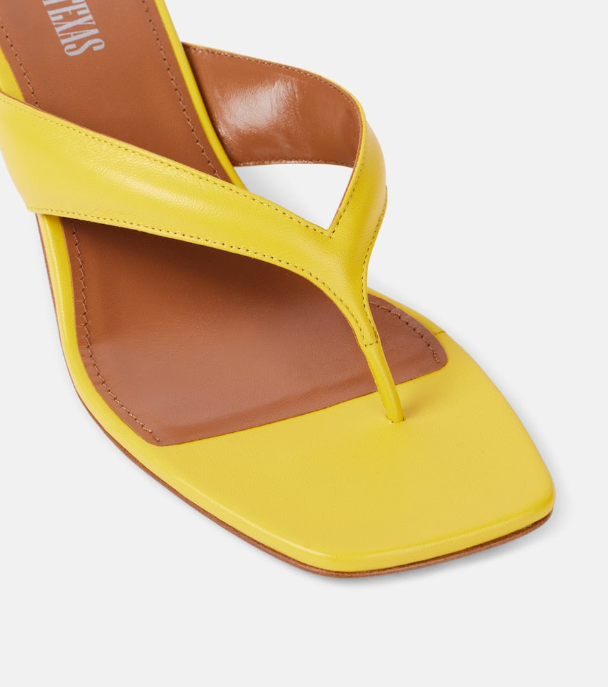 Paris Texas Portofino 55 leather thong sandals
