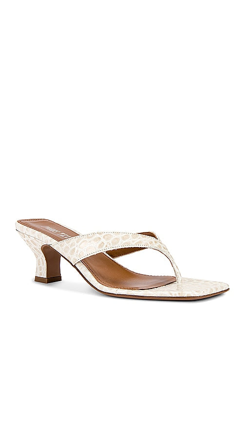Paris Texas Portofino Mule in Ivory