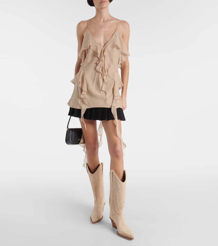 Paris Texas Rosario suede cowboy boots
