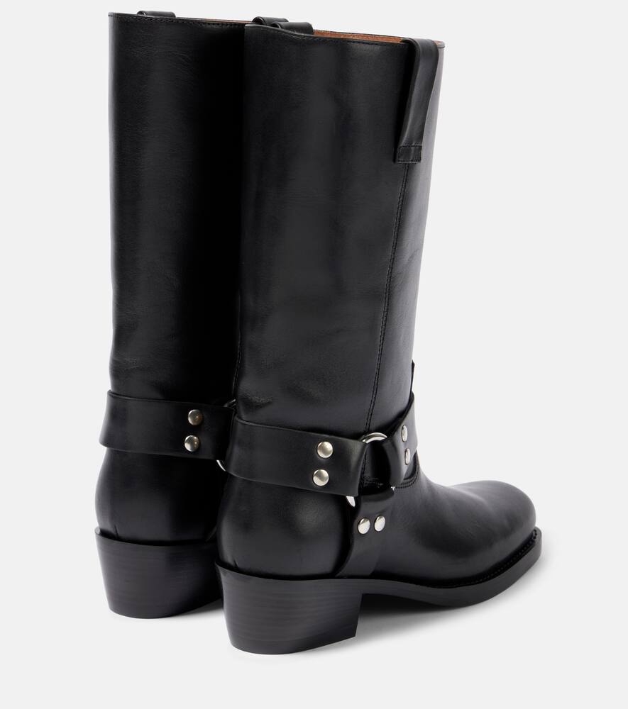 Paris Texas Roxy leather biker boots
