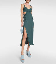 Paris Texas Sasha denim platform mules