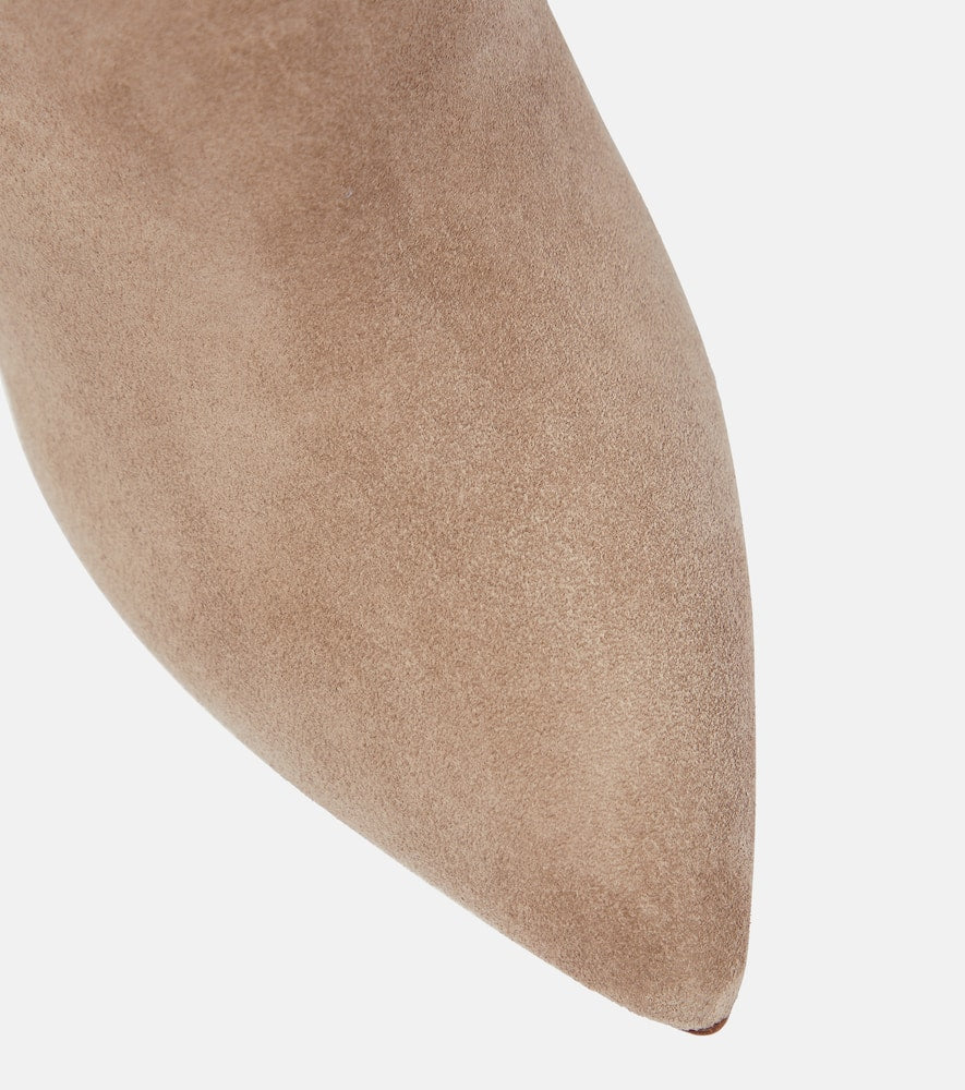Paris Texas Slouchy suede ankle boots