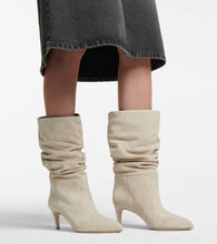 Paris Texas Slouchy suede boots