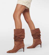 Paris Texas Slouchy suede boots
