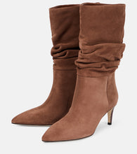 Paris Texas Slouchy suede boots