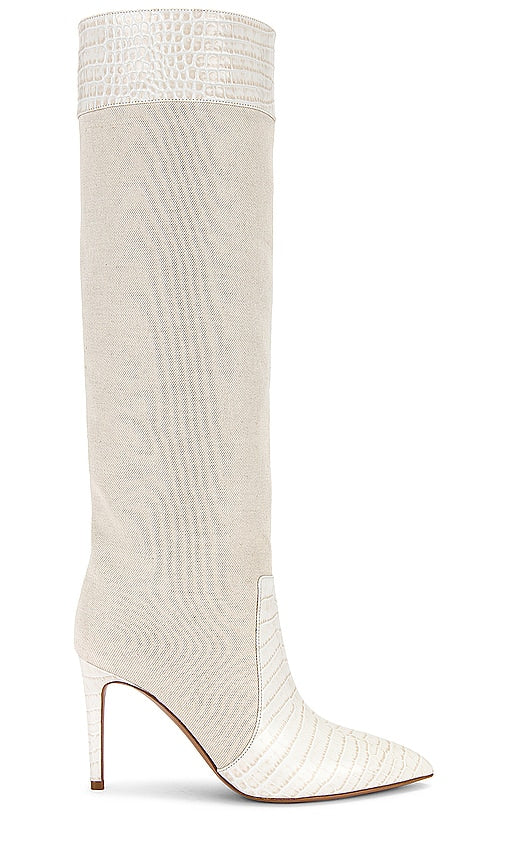 Paris Texas Stiletto 85 Boot in Ivory - Botte Paris Texas Stiletto 85 en ivoire - Paris Texas Stiletto 85 象牙色靴子 - Paris Texas Stiletto 85 Stiefel in Elfenbein - Paris Texas Stiletto 85 부츠 아이보리 색상 - Stivale Paris Texas Stiletto 85 in avorio