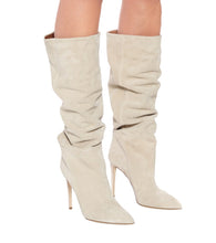 Paris Texas Suede knee-high boots