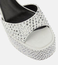 Paris Texas Tatiana embellished suede platform sandals