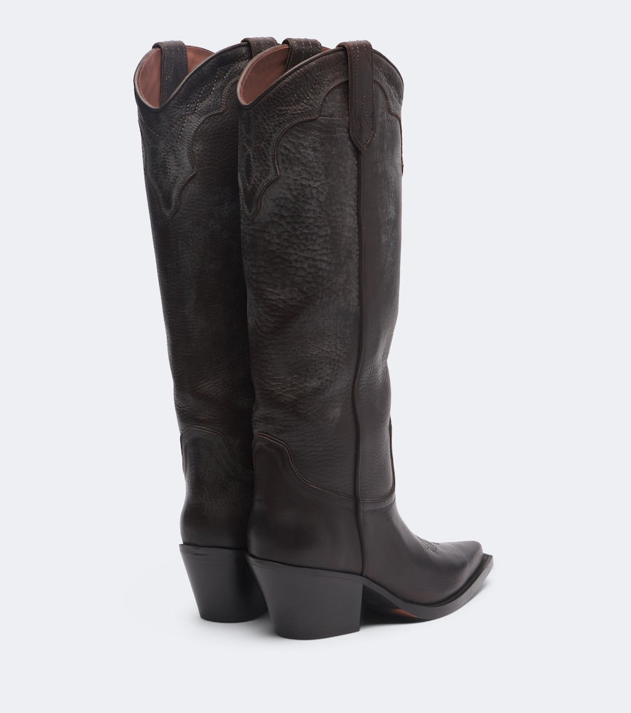 Paris Texas Tucson leather cowboy boots