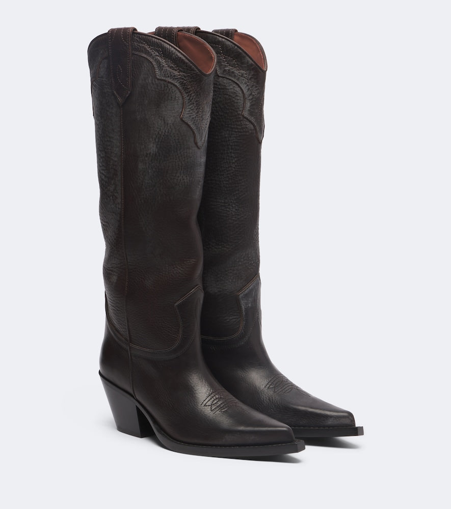 Paris Texas Tucson leather cowboy boots