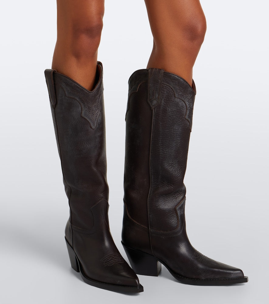 Paris Texas Tucson leather cowboy boots