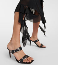 Paris Texas Ursula leather mules