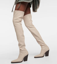 Paris Texas Vegas faux leather over-the-knee boots