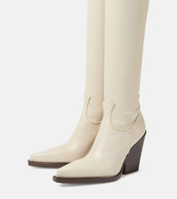 Paris Texas Vegas faux leather over-the-knee boots