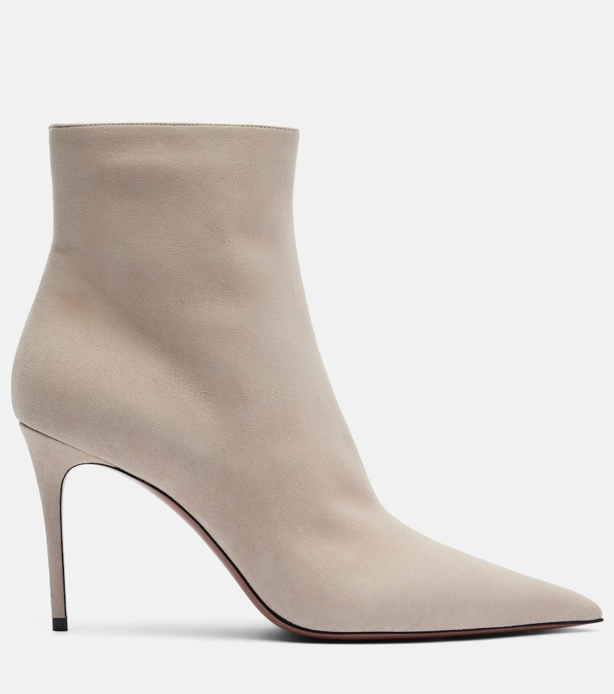 Paris Texas Vera 85 suede ankle boots
