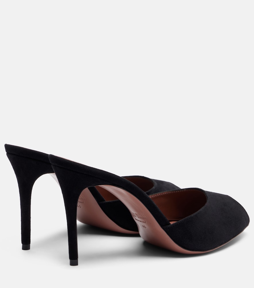Paris Texas Vera 85 suede mules