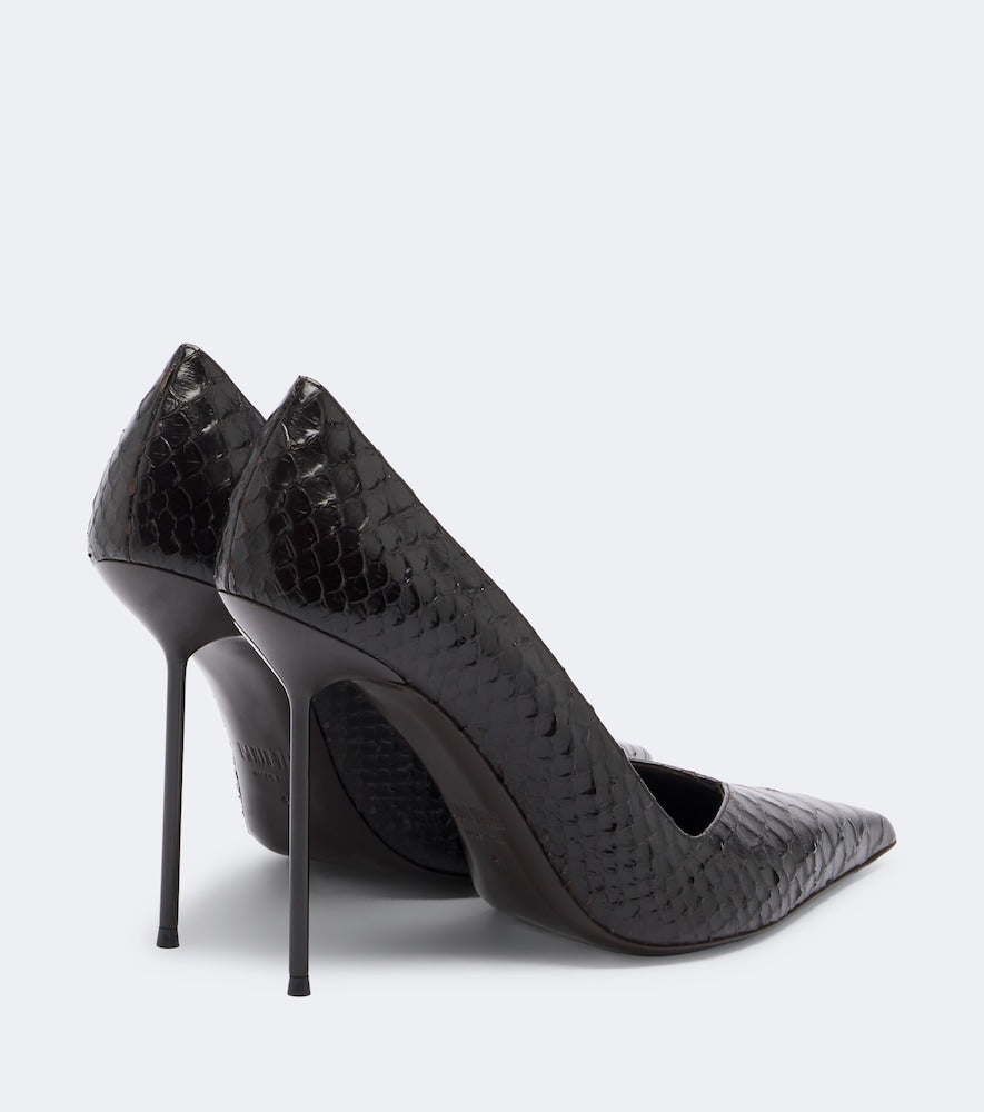 Paris Texas Lidia croc-effect leather pumps (Brown) - High-Heel Pumps
