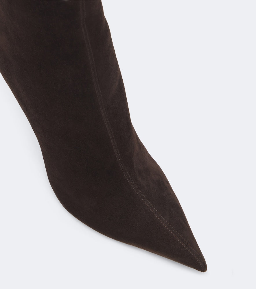 Brown Paris Texas Lidia embellished suede knee-high boots - Knee-high Boots