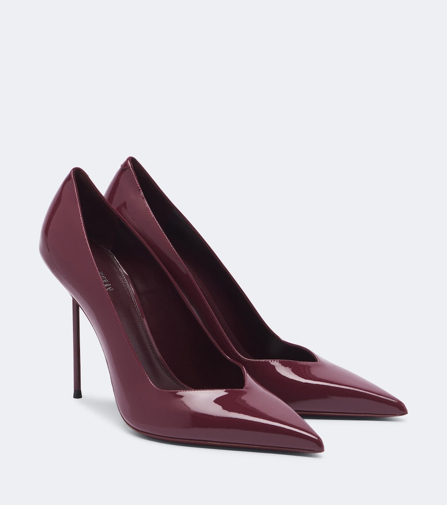 Burgundy Paris Texas Lidia patent leather pumps - High-Heel Pumps