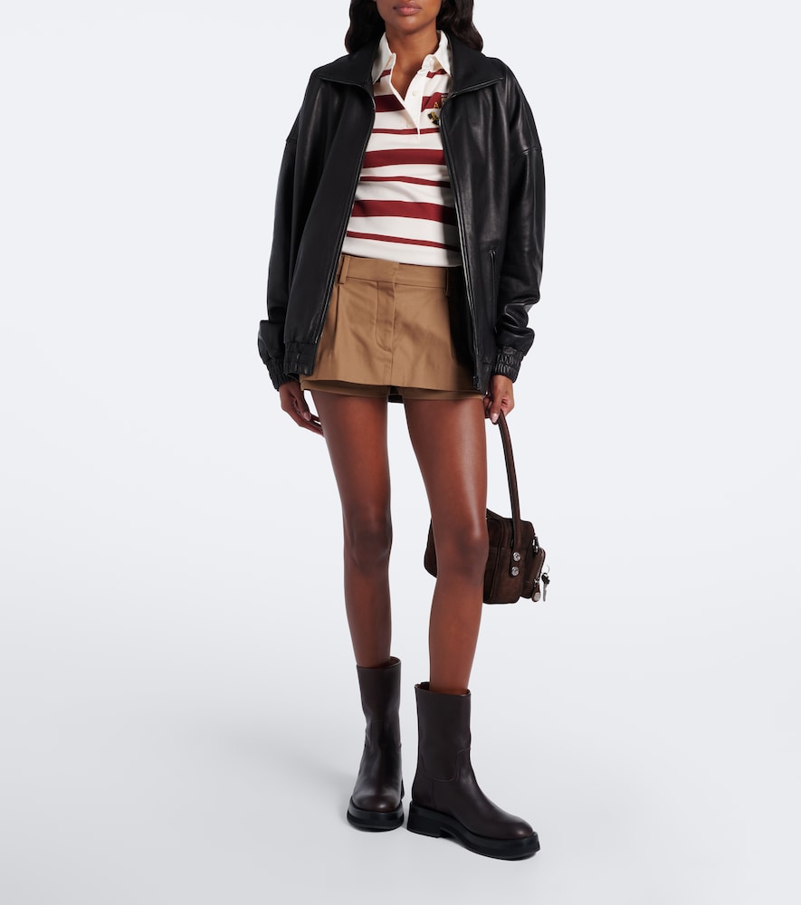 Paris Texas Napa leather ankle boots - Brown Flat Boots