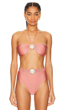 PatBO Seashell Bandeau Bikini Top in Blush