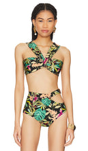 PatBO Tropicalia Off the Shoulder Bikini Top in Black - PatBO Tropicalia - Haut de bikini à épaules dénudées - Noir - PatBO Tropicalia 黑色露肩比基尼上衣 - PatBO Tropicalia schulterfreies Bikinioberteil in Schwarz - PatBO Tropicalia 오프 숄더 비키니 탑 블랙 색상 - Top bikini PatBO Tropicalia con spalle scoperte in nero
