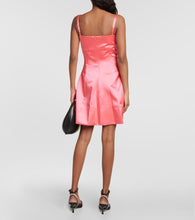 Patou A-line cotton-blend minidress