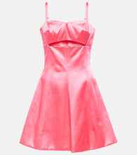 Patou A-line cotton-blend minidress. Patou A字型棉混纺迷你连衣裙